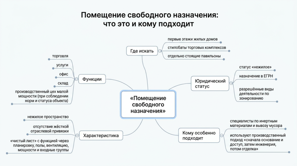 Помещение свободного назначения